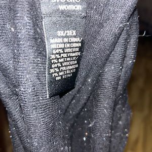 3xl sparkly sweater, cardigan, throw over super adorable
